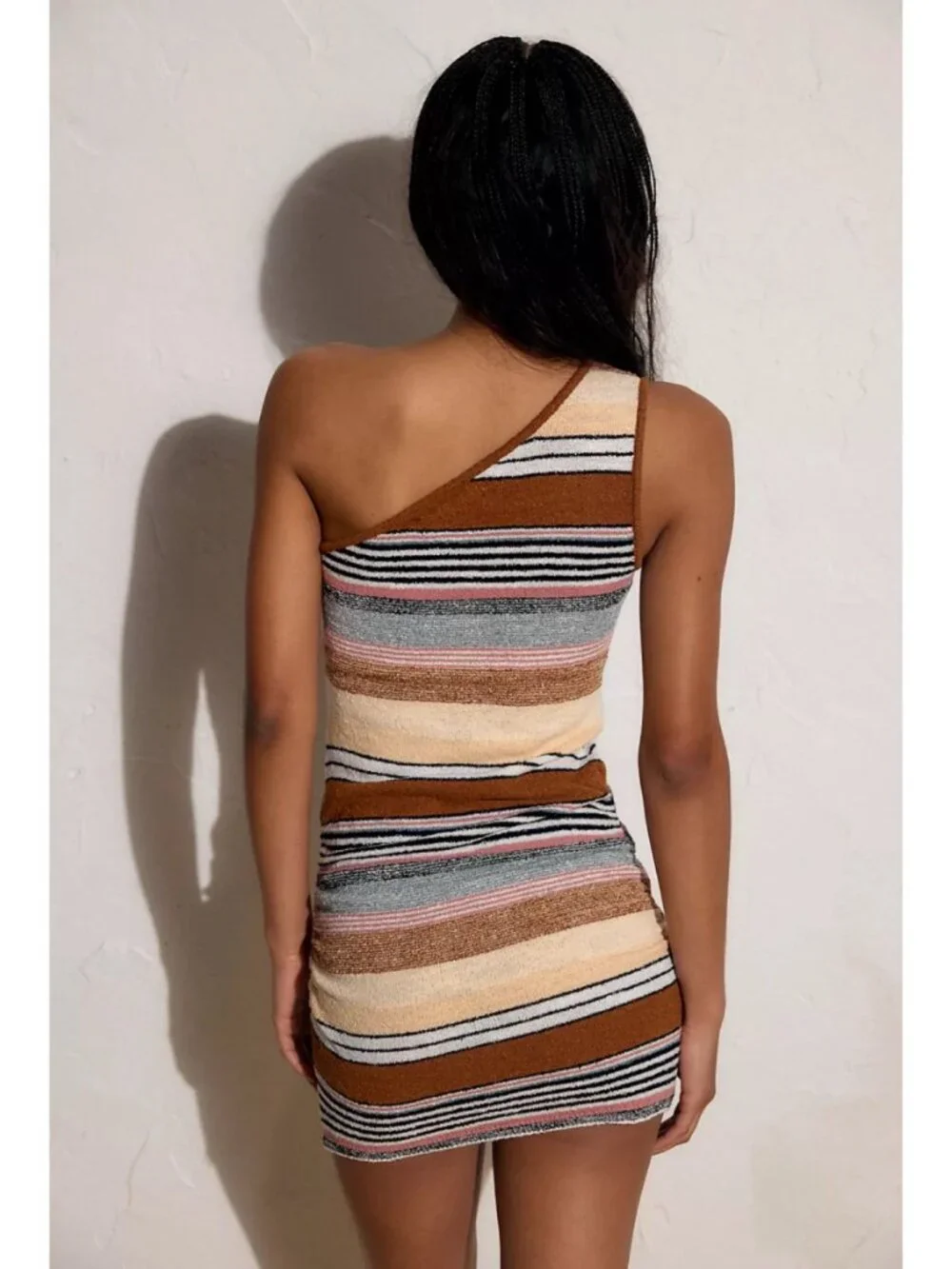 NWT Free People Sun Rays Sweater Mini Dress Maple Combo Small